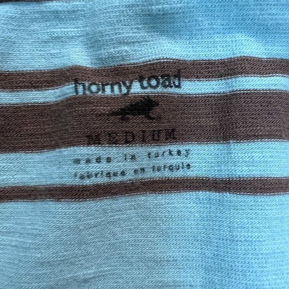 Horny Toad Maxi Dress Medium Mint Brown‎ Striped Belted Sleeveless Summer - Picture 8 of 10